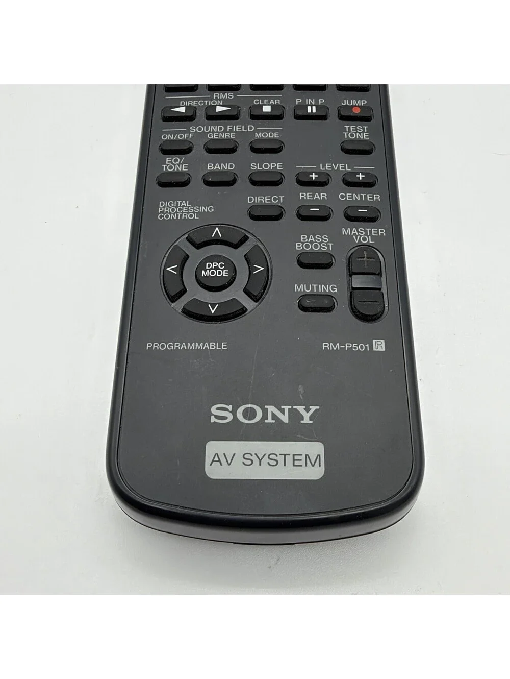 Sony RM-P501 AV System Audio Receiver Remote Control OEM Tested for Power